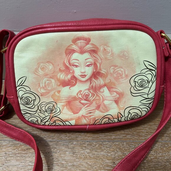 Disney Parks Boutique Belle Crossbody Bag Purse Beauty & The Beast Disneyland - Picture 2 of 9